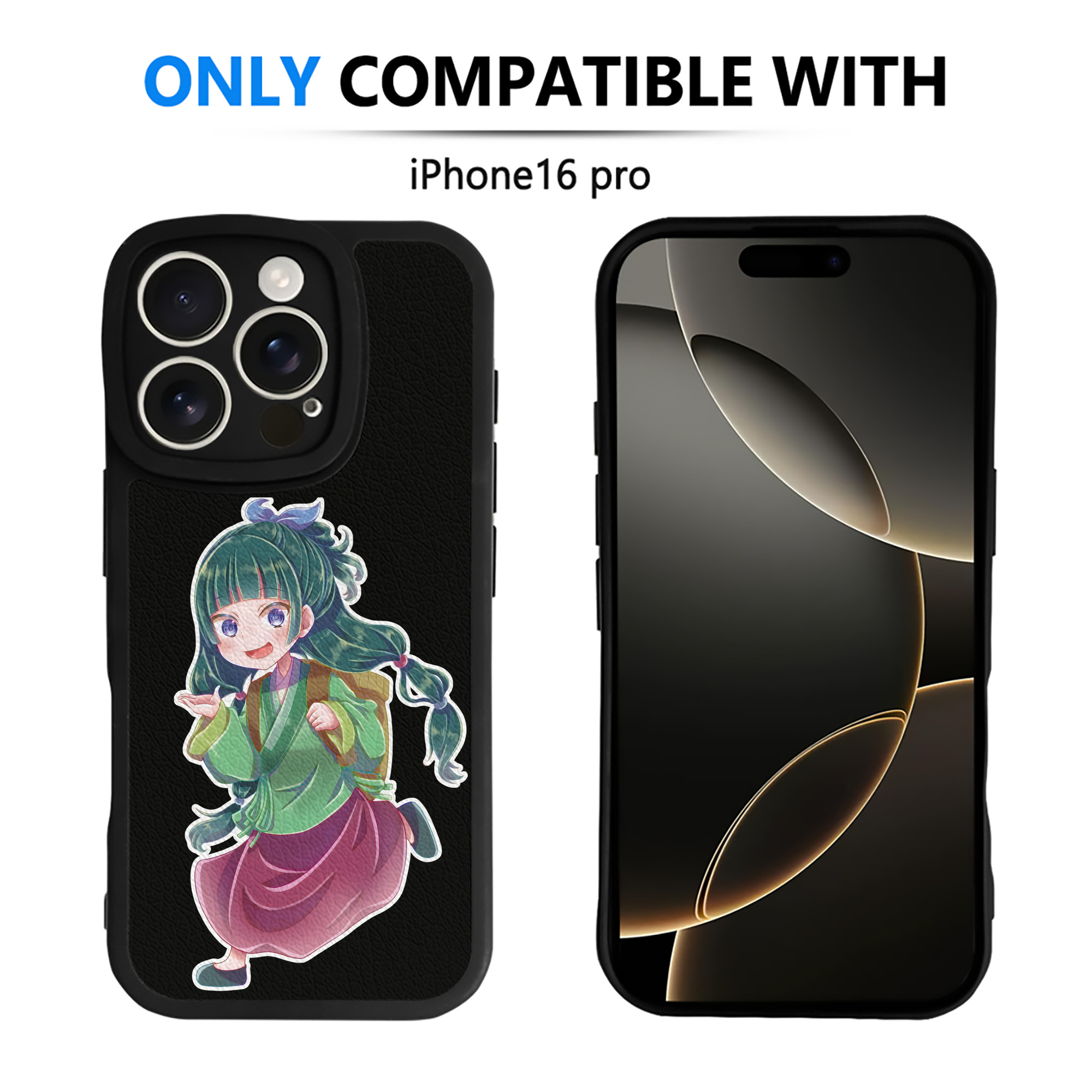 薬屋のひとりごと The Apothecary Diaries 【iPhone 16シリーズ対応】シリコンスマホケース（レザー調） 材質：シリコン